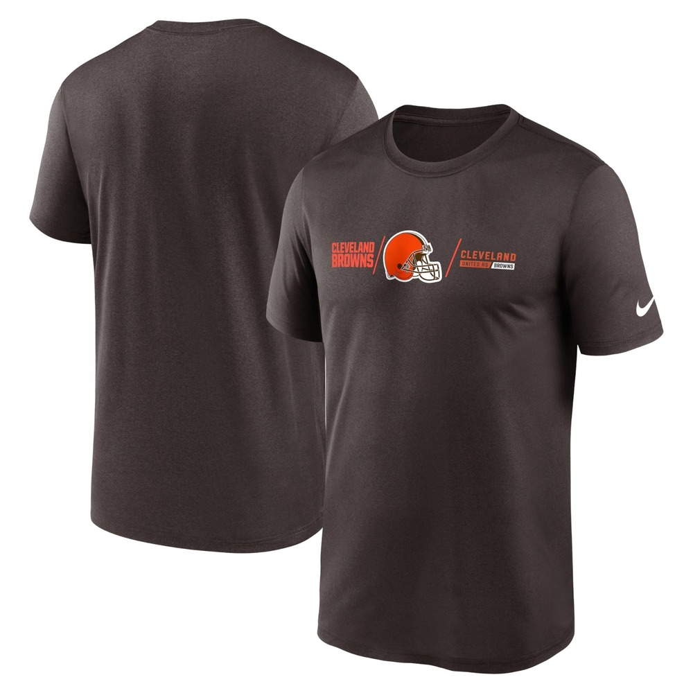 New Nike Cleveland Browns Mens Football Shirt Size 3XL Brown Orange